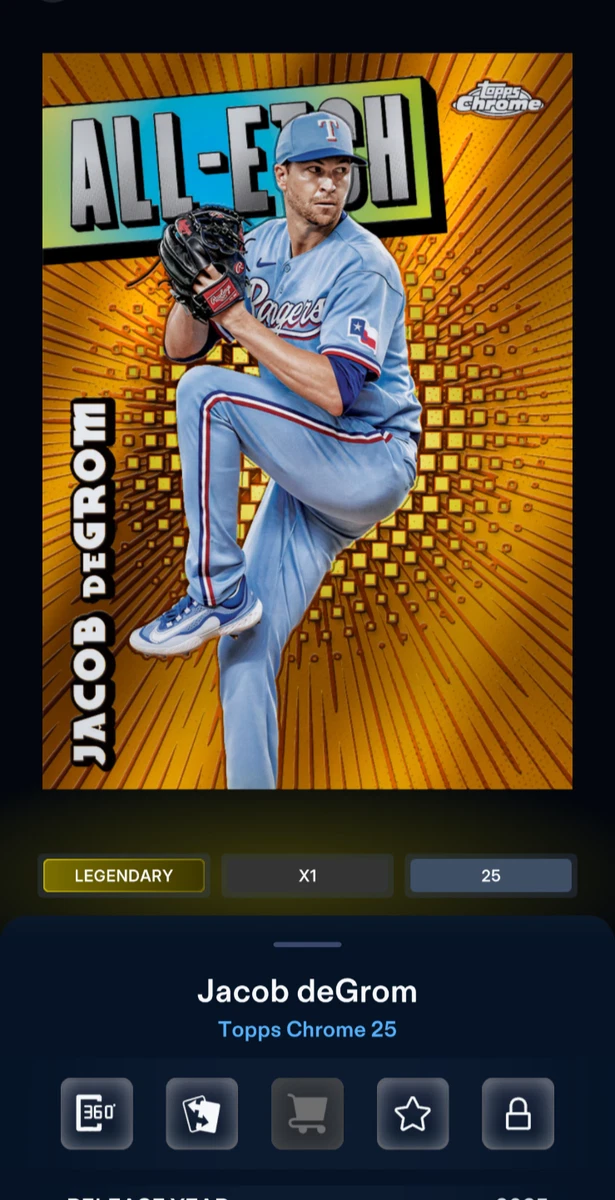 大联盟(MLB) 雅各布* 棒球赛交易卡和配件| eBay