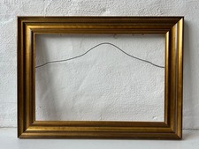 Picture Frame Rebate Size 34,5 x 50,3 cm Antique Gold Moulding
