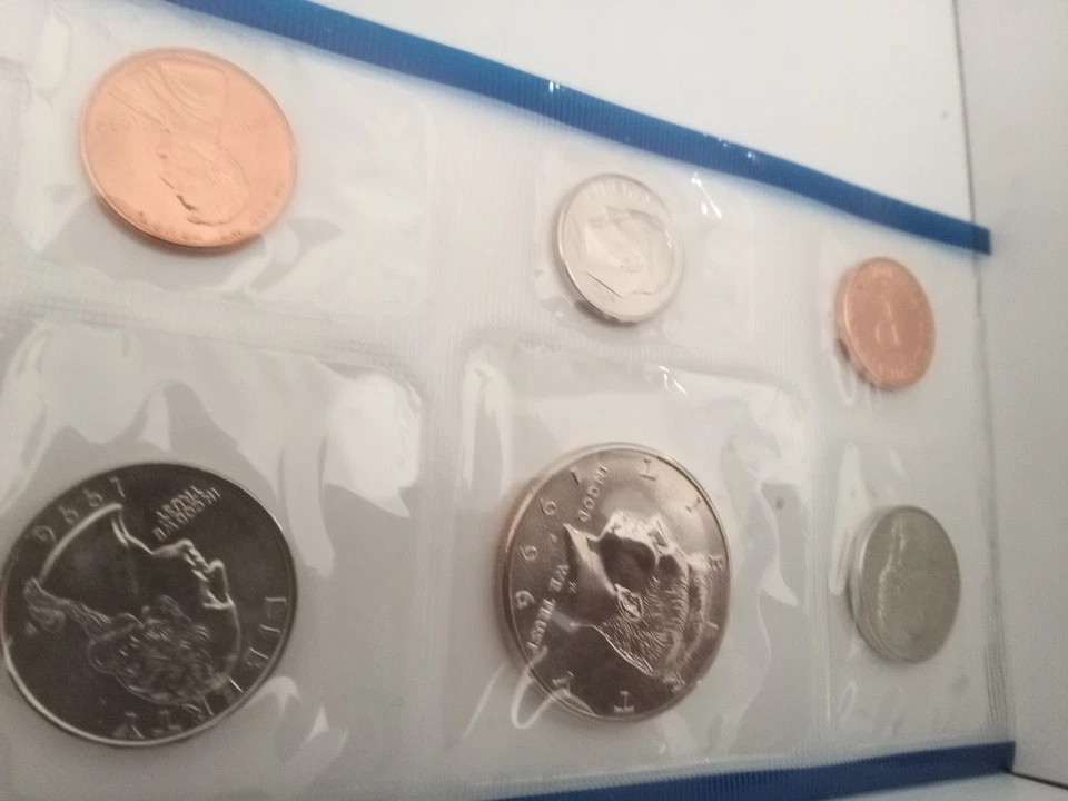 1995,1996,1998 P&D Mint Set Brilliant Uncirculated US (15 Coin Set) No Envolpes - Image 2 of 3