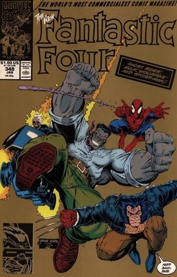 Fantastic Four (1961) # 348 2nd Print (6.0-FN) Art Adams 1991