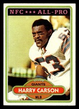 1980 Topps #135 Harry Carson