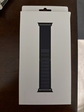 Genuine Apple 49mm Black Alpine Loop - Large - Black Titanium Finish