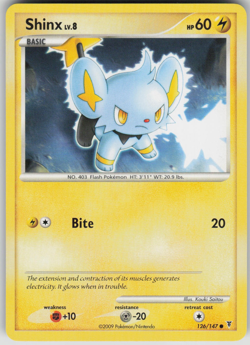 Pokemon TCG Shinx Common Supreme Victors 126