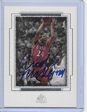 ANDRE MILLER Basketball Card IP auto NBA Utah Utes rookie 99-00 UD Top Prospects. rookie card picture