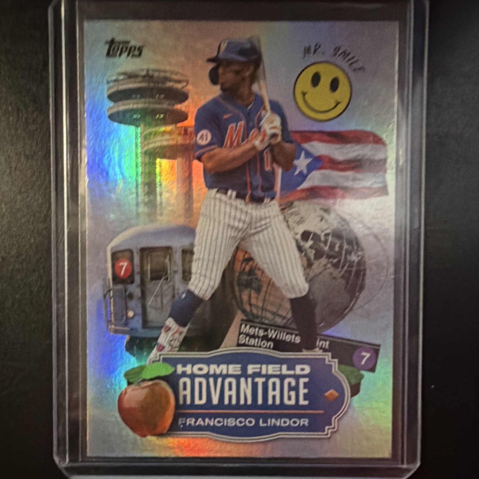 2023 Topps Series 1 Francisco Lindor Home Field Advantage Insert Mets #HA-4