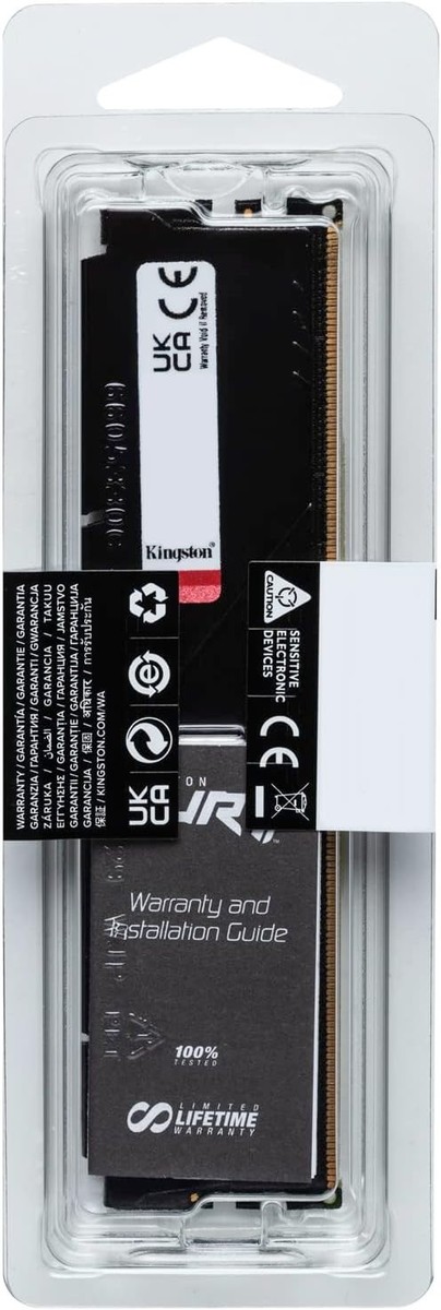 Kingston FURY Beast 16GB PC5-41600 (DDR5-5200) UDIMM PC Memory