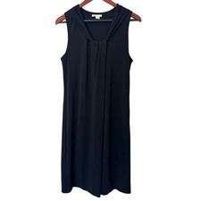 Vince Black Sleeveless Shift Dress Women's Minimalist Size Large