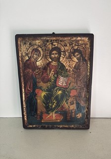 Icône religieuse sur Bois