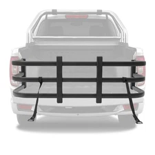 Truck Bed Extender, 60"-69.64" Adjustable Aluminum Retractable Tailgate Extender
