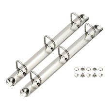 A5 3 Hole Ring Binder Mechanisms, 2 Set 0.79" D Ring Binder Planner, 20mm Silver