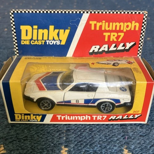 Dinky 207 Triumph TR7 Rally In Original Box - Excellent Vintage Model.