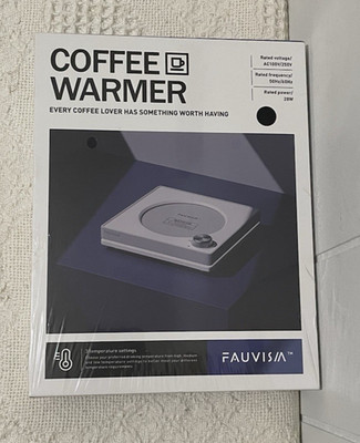 20W Electric Mug Warmer with 3 Temp Settings   Coffee Tea Milk Cup Heater, Black