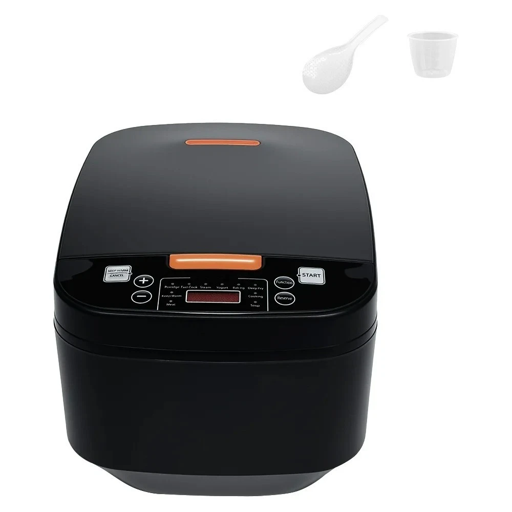 "5L Electric Rice Cooker Multi-functional with Steamer NonStick Inner Pot 1000W"