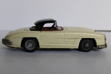 Vintage 1960's Tin Mercedes 300SL Friction NK Toy Car, Korea Works