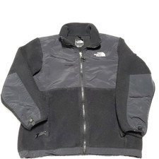 The North Face Jacket Coat Girls Youth Large L Black Polartec Fleece Full Zip