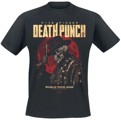 Five Finger Death Punch T-Shirt Herren Moon Mock Up 2 schwarz