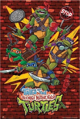 Poster - Studio B - Teenage Mutant Ninja Turtles TMNT Brick Wall