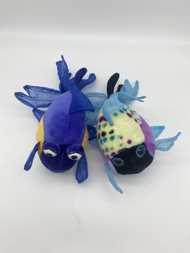 Webkinz Lote de Dos - Lil Polka Back Fish y Lil Púrpura Goldfish Sin Código - Imagen 2 de 9