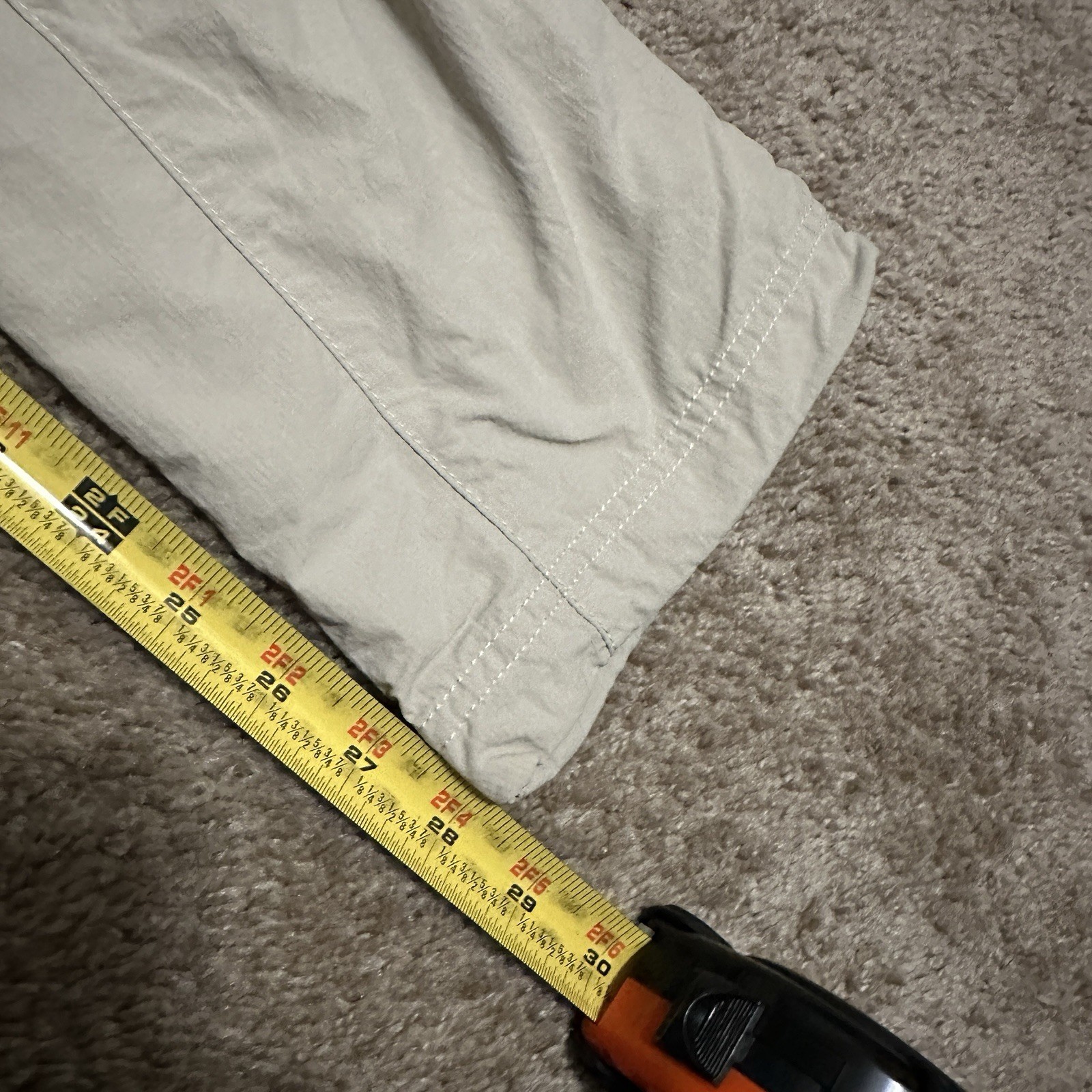 Columbia Pants Womens 6 Short Outdoor Performance Pockets Zipper Tapered Beige thumbnail 7