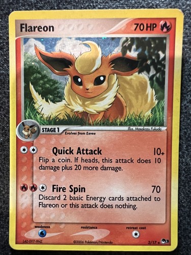 Flareon 2/17 POP Series 3 Holo Rare