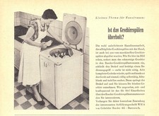 3w8914/ Reklame / Werbung aus 1957 &ndash; Geschirrsp&uuml;ler WM 6 &ndash; Gebr. R&ouml;der AG &ndash; Darm