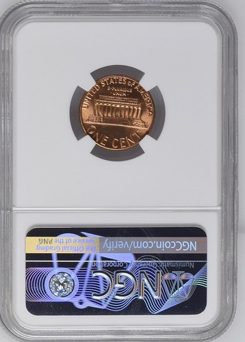 1985-D 1C RD Lincoln Memorial One Cent NGC MS68RD 4825208-007 - Picture 2 of 2
