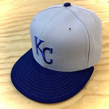 VTG 90s Kansas City Royals Hat New Era 5950 Diamond Collection ~ sz 6 3/4 EUC