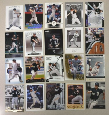 20 Card Lot of Different MAGGLIO ORDONEZ White Sox Must for collector! FREE S&H!
