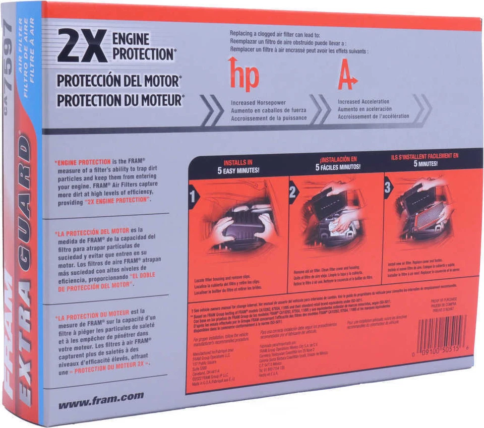 Filtro de ar compatível com moldura de relé Saturn 2005-2007 - Imagem 4 de 4