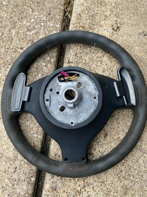 2001-2006 OEM E46 BMW M3 SMG Steering Wheel 32342282222 (3 - 375 - E46 -11)