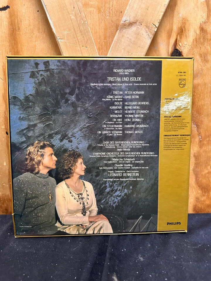 WAGNER: Tristan and Isolde - Leonard Bernstein Hoffman Behrens Bayerischen - Image 3 of 4