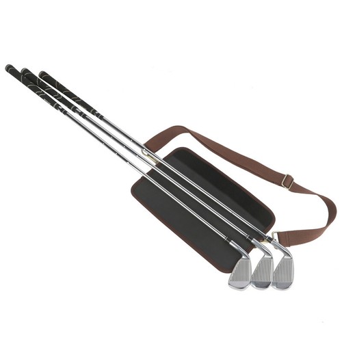 TOURBON Driving Range Golf Club Bag Canvas Sunday Clubs Carrier Holder Gift US - Picture 15 of 24