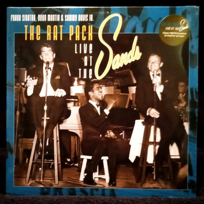 (NEW)  RAT PACK ''LIVE AT THE SANDS'' (RARE VINYL X2/LIMITED ED & REMASTERED-2014)