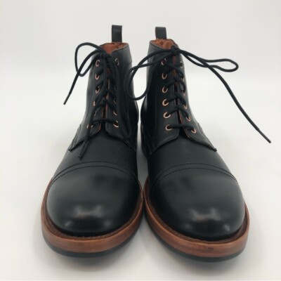 Patina Portland Boots Men Black Suede Lace Up Ankle Handmade Mexico Shoes Casual Patina Portland Boots Men Black Suede Lace Up Ankle Handmade  main image 2