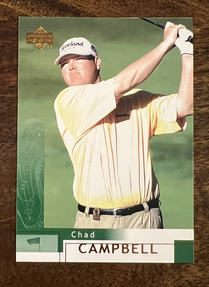 2002 Upper Deck Golf Card #43 Chad Campbell Rookie