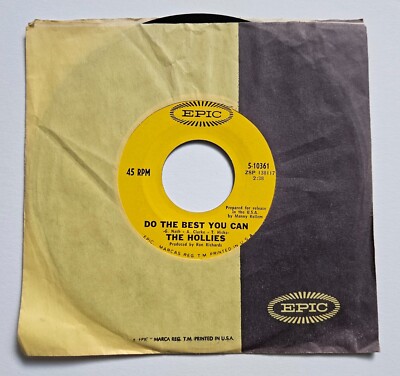 The Hollies    Do The Best You Can (Epic 45) 1968 Psychedelic Rock