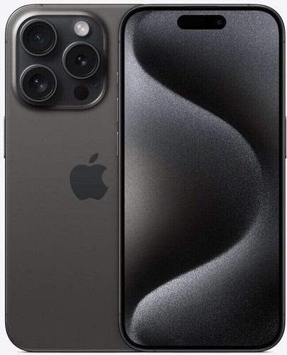 Apple iPhone 15 Pro 512GB Smartphone Schwarz Black Titanium- Wie Neu