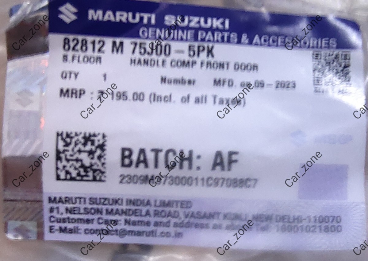 Front Door Handle for MARUTI CELERIO, ERTIGA, SWIFT, SX4