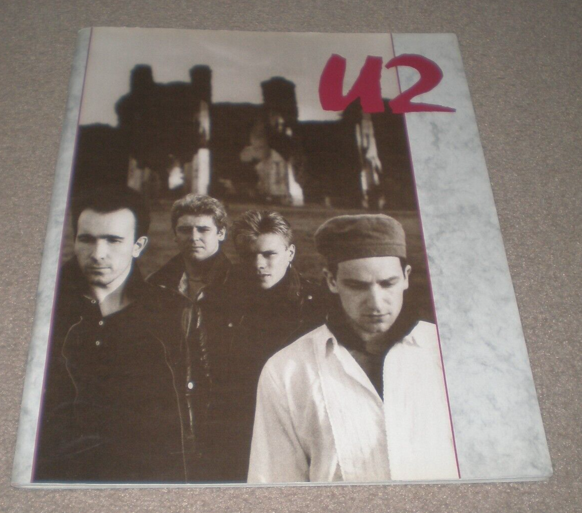 U2 UNFORGETTABLE FIRE SPRING 1985 USA CONCERT TOUR PROGRAM North America BONO