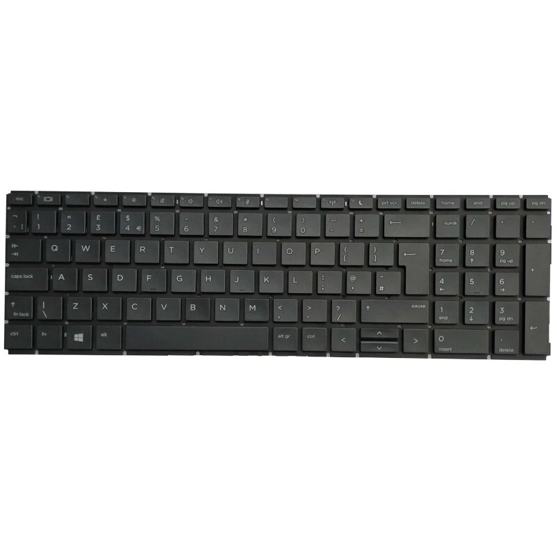 Laptop NEW UK keyboard FOR HP ProBook 450 G6 G7 455 G6 G7 455R G6 G7 - Image 2 of 4