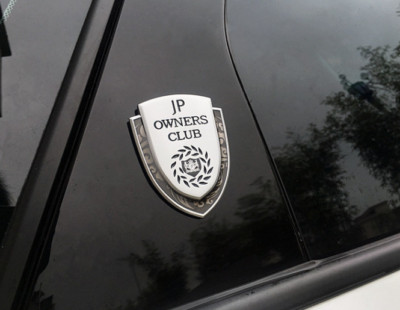 JDM Luxury VIP Metal Trunk Emblem Badge Decal – Chrome Finish, Car Rear Sticker