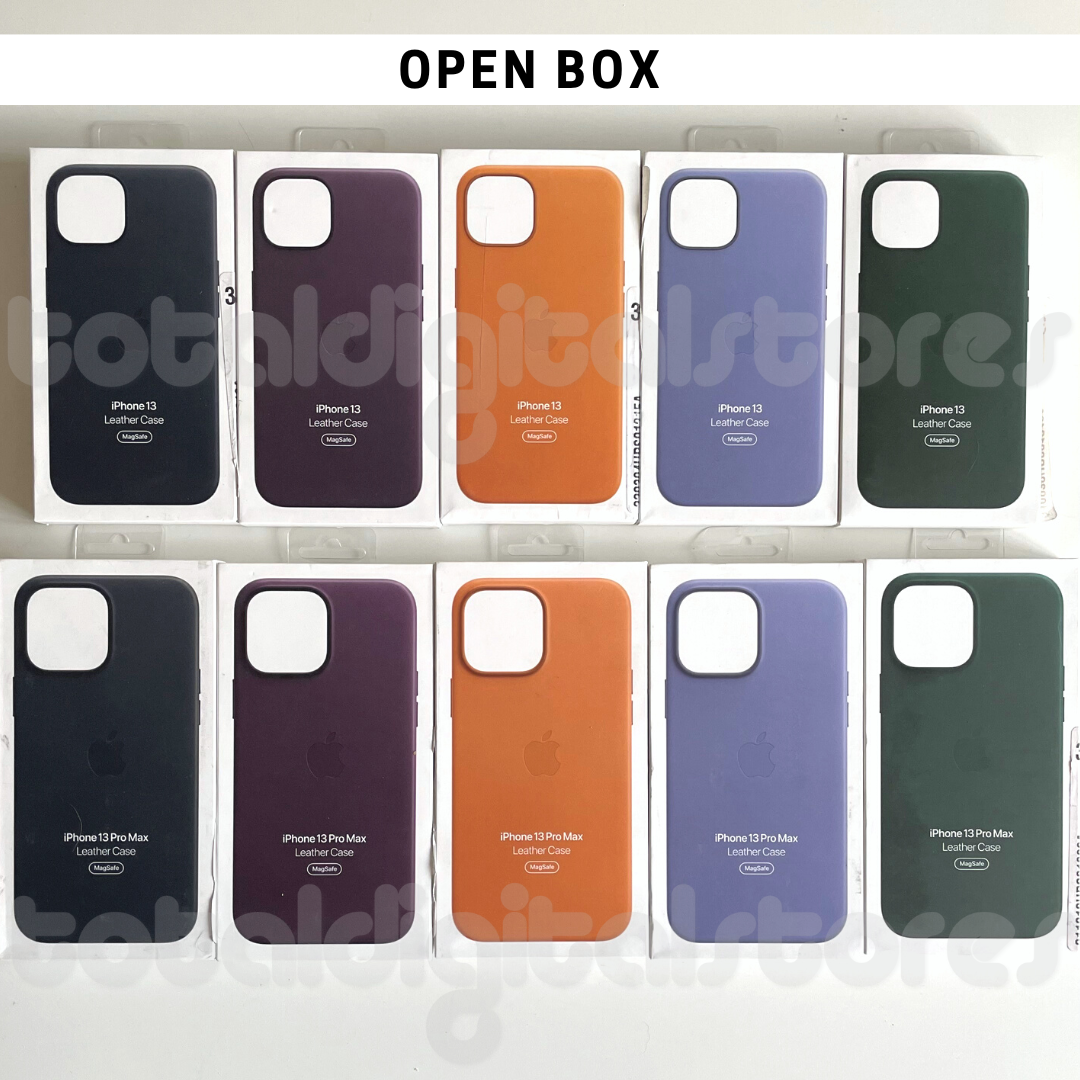 OEM Original Apple iPhone 13 Pro Max (6.7) Silicone Leather Case