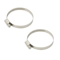 2X Edelstahl Schlauchschelle 50 55 60 65 70 Mm Schlauchklemme Gartenschlauch