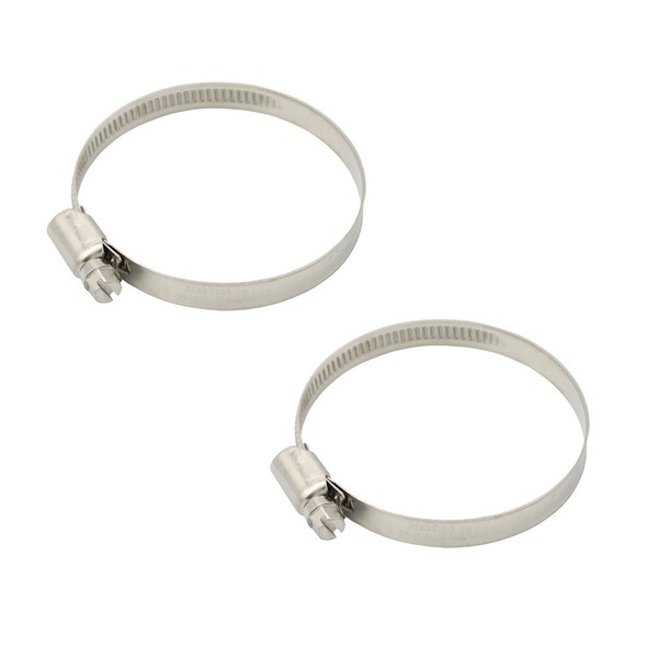 2X Edelstahl Schlauchschelle 50 55 60 65 70 Mm Schlauchklemme Gartenschlauch-image