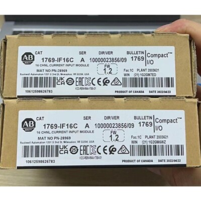 1PC New Sealed AB 1769-IF16C SER A Compact I/O 16Pt A/I Current Input Module