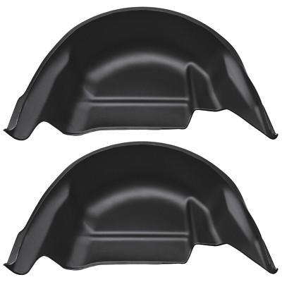 2-Piece Rear Inner Fender Mud Guards – Fits 2015–2020 Ford F-150 – Black ABS Plastic