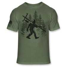 Bigfoot Lineman T-Shirt Funny Sasquatch linemans shirt - Soft Blend Shirt - A170