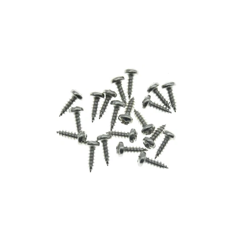 20xStainless Steel American #2/#3 Phillips Truss Rod Cover Screws for USA Gibson