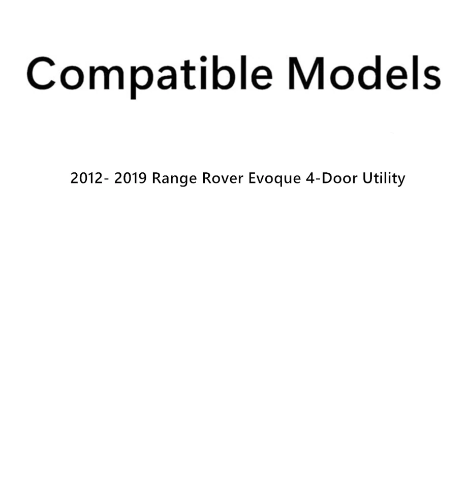 Fit 12-19 Land Rover Range Rover Evoque 4-Dr Driver Left Front Door Window Glass Foto 4 de 4