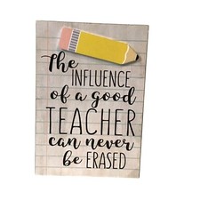 -TEACHERS APPRECIATION SIGN WITH GIFT CARD HOLDER